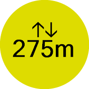 Altitude: 275 m